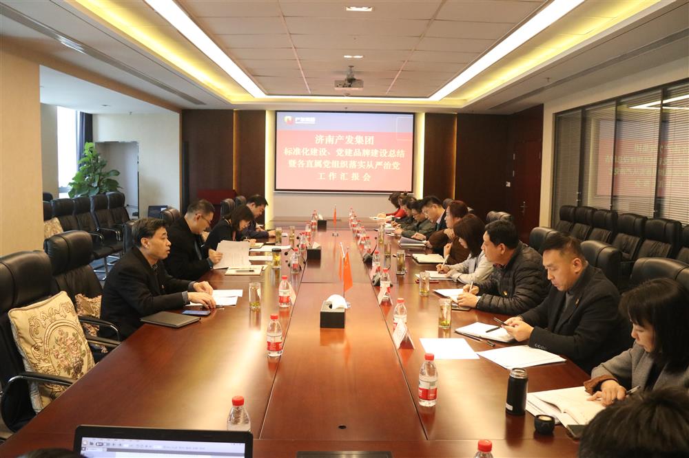 集團(tuán)黨委召開黨組織標(biāo)準(zhǔn)化建設(shè)、 黨建品牌建設(shè)活動(dòng)總結(jié)暨各直屬黨組織落實(shí)從嚴(yán)治黨工作匯報(bào)會(huì)議